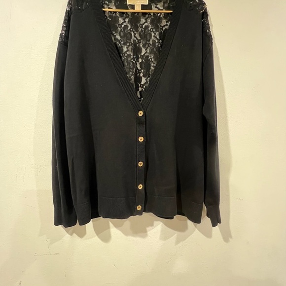 Michael Kors Black Lace Cardigan - Picture 6 of 7